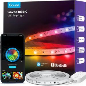 Govee 16.4ft RGBIC LED Strip Lights, LED Lights for Bedroom, APP Control